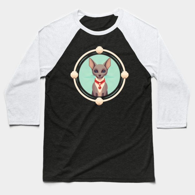 Oriental Shorthair Cat Xmas  Ornament, Love Cats Baseball T-Shirt by logiamerch