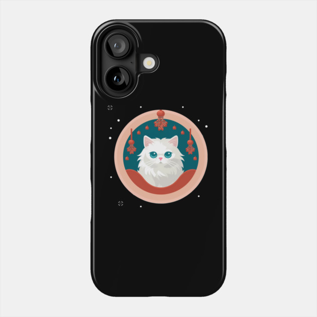Persian Cat Xmas  Ornament, Love Cats Phone Case by logiamerch
