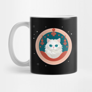 Persian Cat Xmas  Ornament, Love Cats Mug