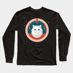 Persian Cat Xmas  Ornament, Love Cats Long Sleeve T-Shirt