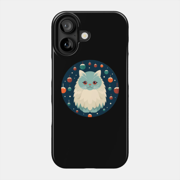 Persian Cat Xmas  Ornament, Love Cats Phone Case by logiamerch