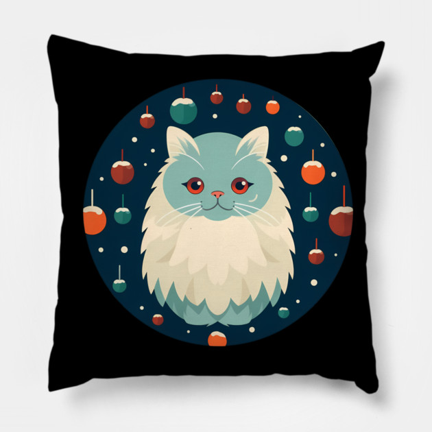 Persian Cat Xmas  Ornament, Love Cats Pillow by logiamerch