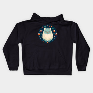 Persian Cat Xmas  Ornament, Love Cats Kids Hoodie