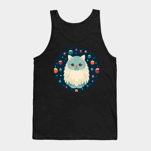 Persian Cat Xmas  Ornament, Love Cats Tank Top by logiamerch