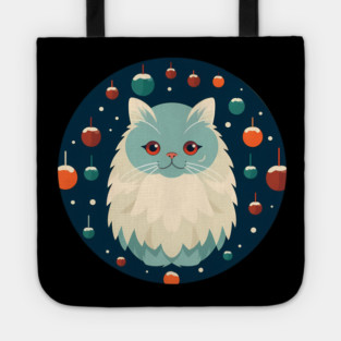 Persian Cat Xmas  Ornament, Love Cats Tote