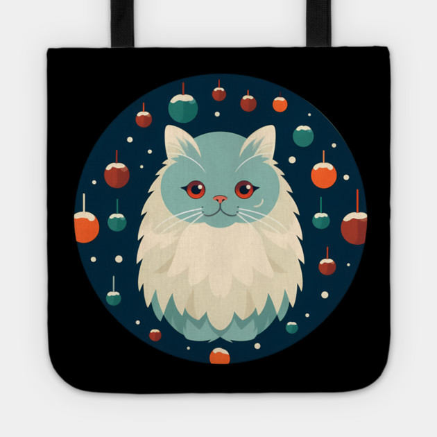 Persian Cat Xmas  Ornament, Love Cats Tote by logiamerch