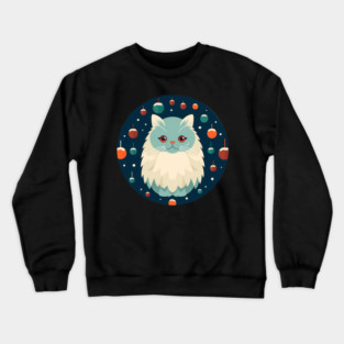 Persian Cat Xmas  Ornament, Love Cats Crewneck Sweatshirt