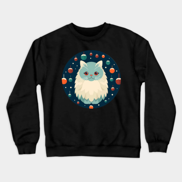 Persian Cat Xmas  Ornament, Love Cats Crewneck Sweatshirt by logiamerch
