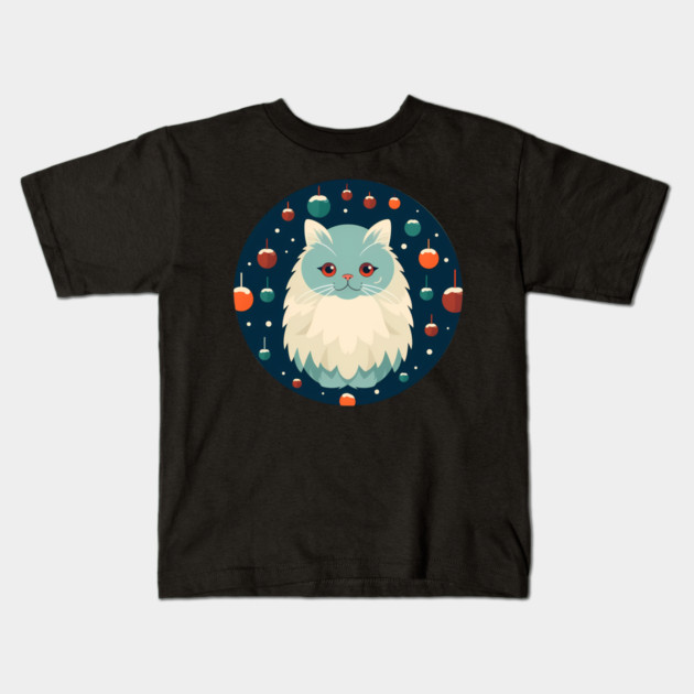 Persian Cat Xmas  Ornament, Love Cats Kids T-Shirt by logiamerch