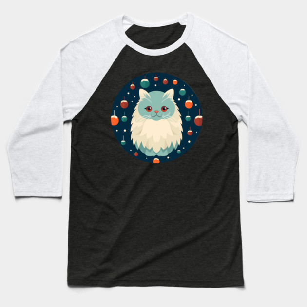Persian Cat Xmas  Ornament, Love Cats Baseball T-Shirt by logiamerch