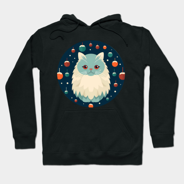 Persian Cat Xmas  Ornament, Love Cats Hoodie by logiamerch