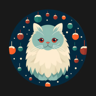 Persian Cat Xmas  Ornament, Love Cats T-Shirt