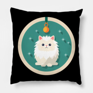 Persian Cat Xmas  Ornament, Love Cats Pillow