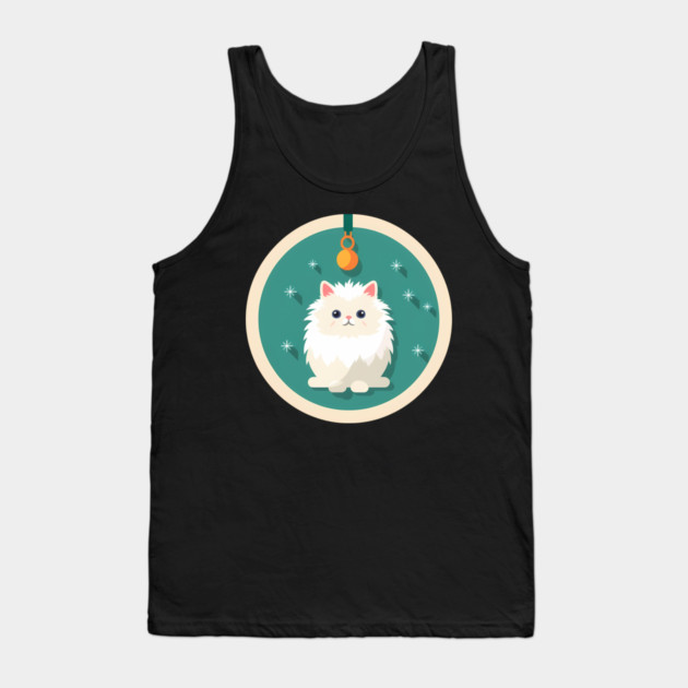 Persian Cat Xmas  Ornament, Love Cats Tank Top by logiamerch
