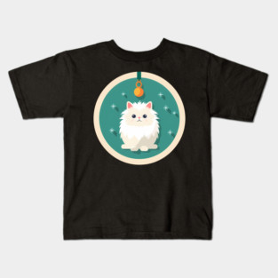 Persian Cat Xmas  Ornament, Love Cats Kids T-Shirt