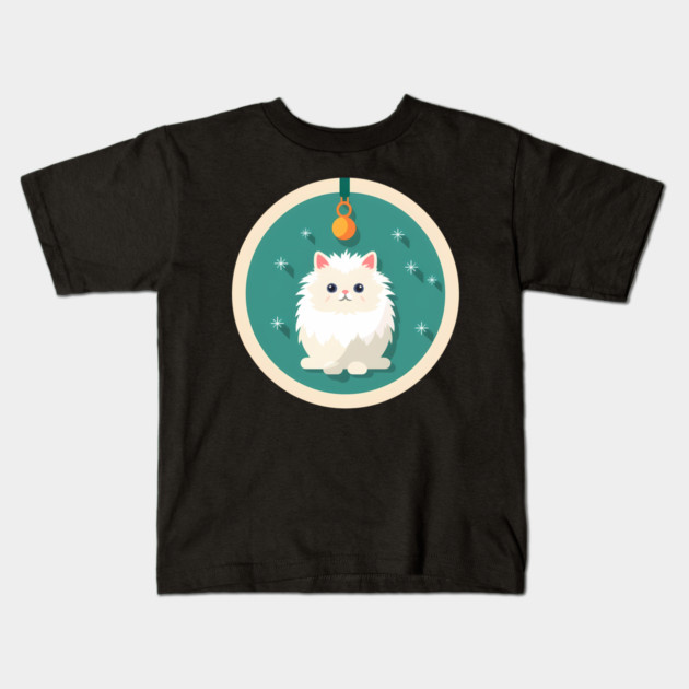 Persian Cat Xmas  Ornament, Love Cats Kids T-Shirt by logiamerch