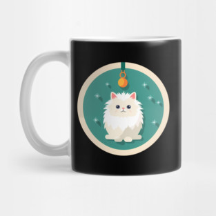 Persian Cat Xmas  Ornament, Love Cats Mug