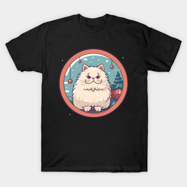 Persian Cat Xmas  Ornament, Love Cats T-Shirt by logiamerch