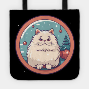 Persian Cat Xmas  Ornament, Love Cats Tote