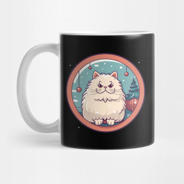 Persian Cat Xmas  Ornament, Love Cats by logiamerch