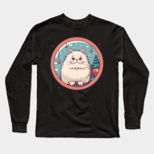 Persian Cat Xmas  Ornament, Love Cats Long Sleeve T-Shirt