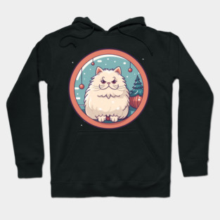 Persian Cat Xmas  Ornament, Love Cats Hoodie