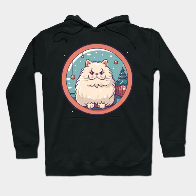 Persian Cat Xmas  Ornament, Love Cats Hoodie by logiamerch