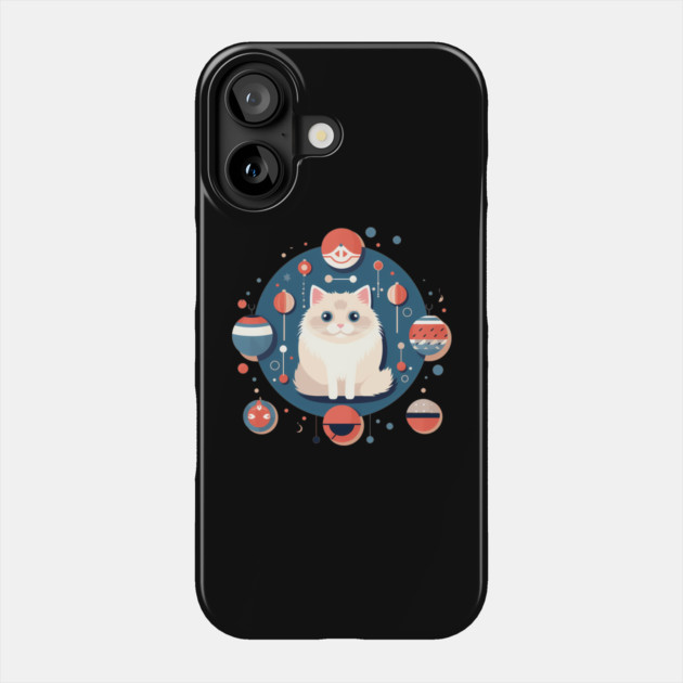 Ragdoll Cat Xmas  Ornament, Love Cats Phone Case by logiamerch