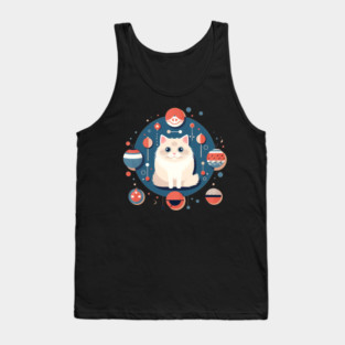 Ragdoll Cat Xmas  Ornament, Love Cats Tank Top