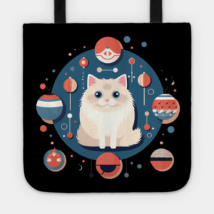 Ragdoll Cat Xmas  Ornament, Love Cats Tote