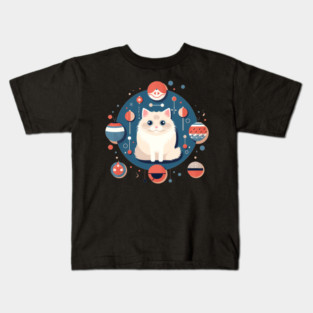 Ragdoll Cat Xmas  Ornament, Love Cats Kids T-Shirt