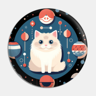 Ragdoll Cat Xmas  Ornament, Love Cats Pin