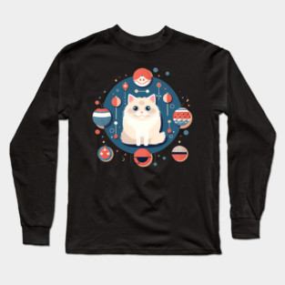 Ragdoll Cat Xmas  Ornament, Love Cats Long Sleeve T-Shirt