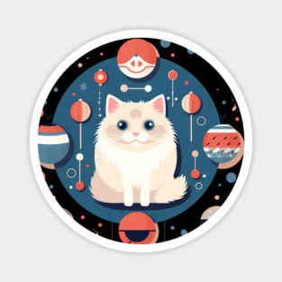 Ragdoll Cat Xmas  Ornament, Love Cats Magnet