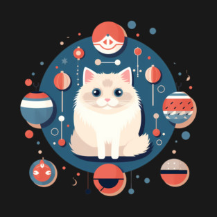 Ragdoll Cat Xmas  Ornament, Love Cats T-Shirt
