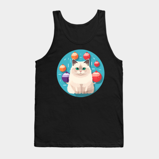 Ragdoll Cat Xmas  Ornament, Love Cats Tank Top by logiamerch