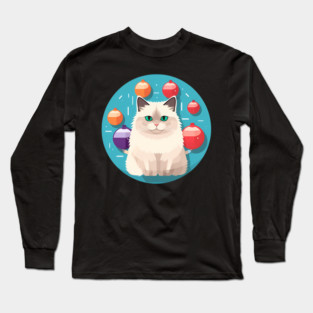 Ragdoll Cat Xmas  Ornament, Love Cats Long Sleeve T-Shirt