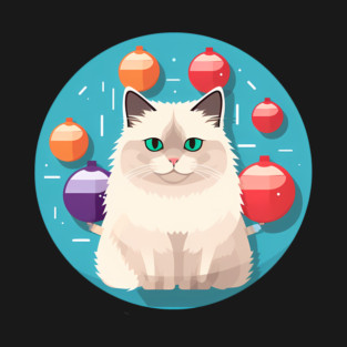 Ragdoll Cat Xmas  Ornament, Love Cats T-Shirt