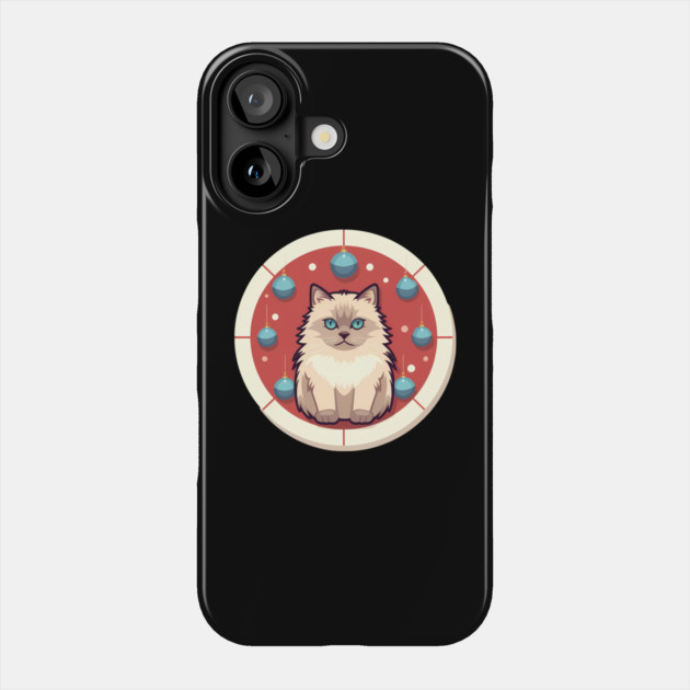 Ragdoll Cat Xmas  Ornament, Love Cats Phone Case by logiamerch
