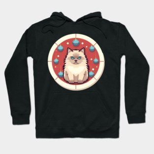 Ragdoll Cat Xmas  Ornament, Love Cats Hoodie