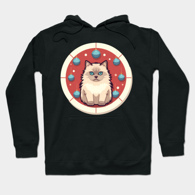 Ragdoll Cat Xmas  Ornament, Love Cats Hoodie by logiamerch