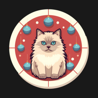 Ragdoll Cat Xmas  Ornament, Love Cats T-Shirt