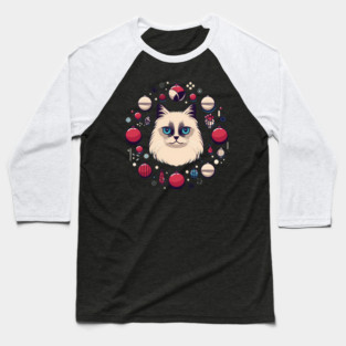 Ragdoll Cat Xmas  Ornament, Love Cats Baseball T-Shirt