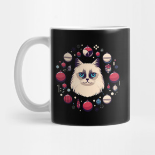 Ragdoll Cat Xmas  Ornament, Love Cats Mug