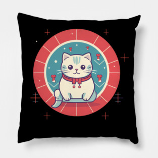 Scottish Fold Cat Xmas Ornament, Love Cats Pillow