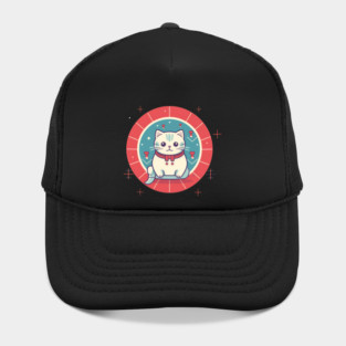 Scottish Fold Cat Xmas Ornament, Love Cats Hat