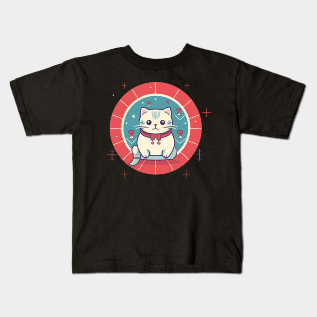 Scottish Fold Cat Xmas Ornament, Love Cats Kids T-Shirt by logiamerch
