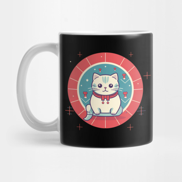 Scottish Fold Cat Xmas Ornament, Love Cats by logiamerch