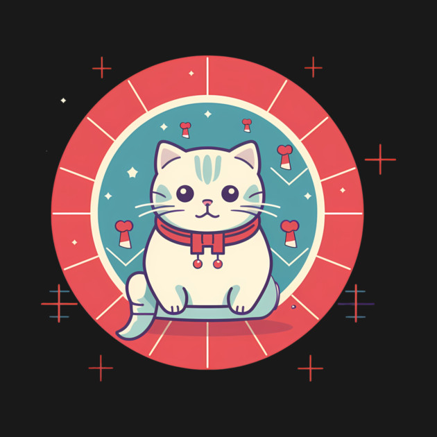 Scottish Fold Cat Xmas Ornament, Love Cats by logiamerch