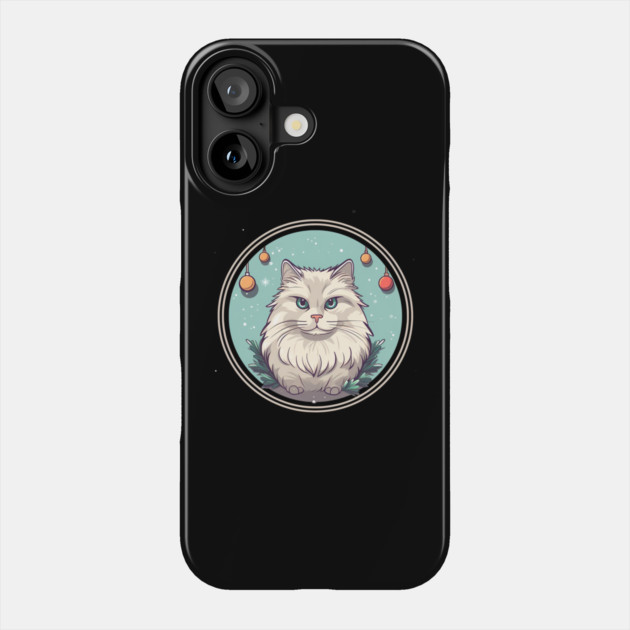 Siberian Cat Xmas Ornament, Love Cats Phone Case by logiamerch
